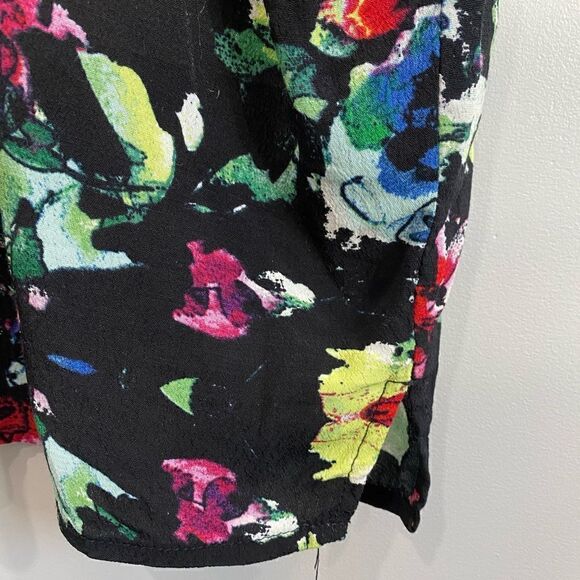 Anthropologie Maeve Black Floral Dress - Picture 6 of 12